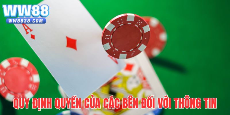 Các bên có quyền xóa dữ liệu nhưng trong khuôn khổ chính sách